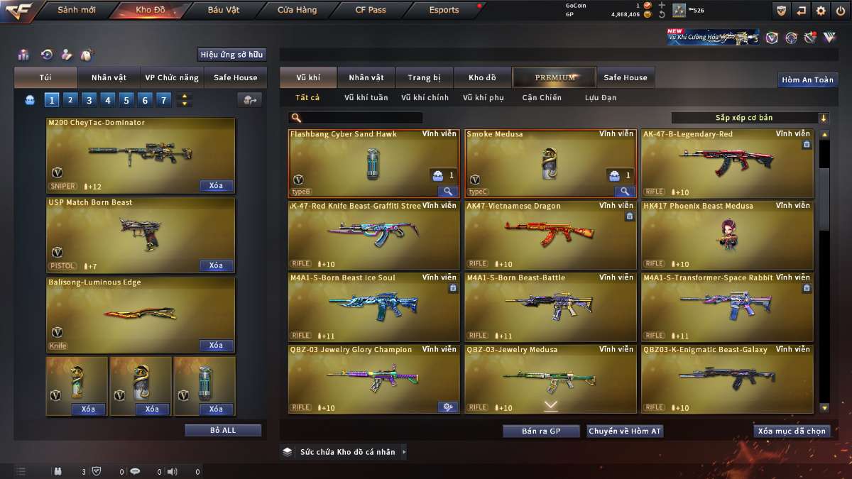 shop acc cf uy tin gia re